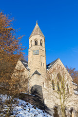Fototapeta na wymiar Schlangenbad, Christuskirche, 2017
