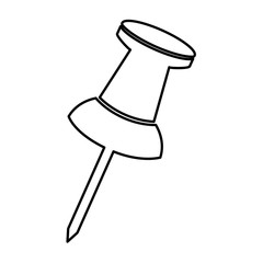 pin pointer location icon vector illustration design
