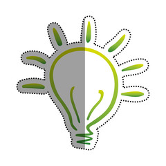 Bulb light energy icon vector illustration graphic design