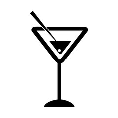 cocktail cup isolated icon vector illustration design