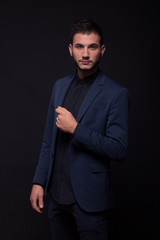 model posing elegant looking good sharp