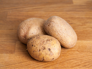 three potatoes