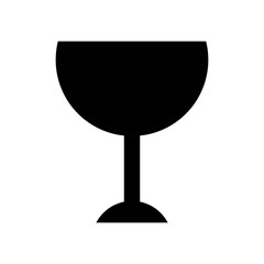 cup fragile packing sign vector illustration design