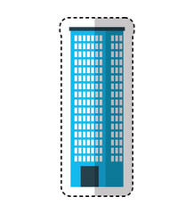 big building silhouette icon vector illustration design