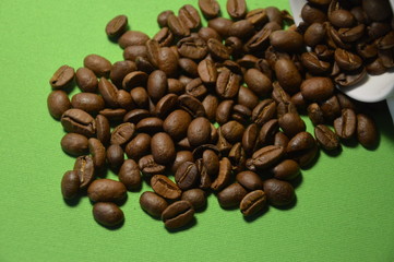 geröstete  Kaffeebohnen