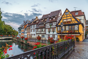 embankment of  Lauch River, Colmar, France