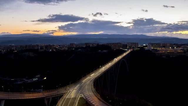 Viadotto Morandi - Timelapse Catanzaro