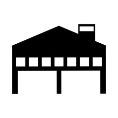 warehouse building isolated icon vector illustration design