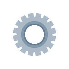 Gear machinery piece icon vector illustration graphic design