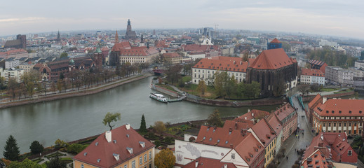Panorama miasta Wrocław © Grzegorz Polak