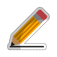 pencil silhouette isolated icon vector illustration design