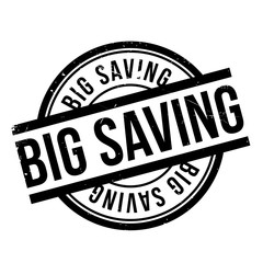 Big Saving rubber stamp