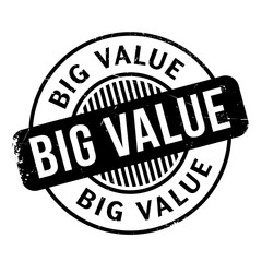 Big Value rubber stamp