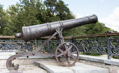 old cannon, Chernigov in Ukraine