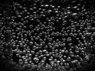 Bubbles in water