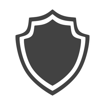 Shield Protection Insignia Security Badge Icon Vector Illustration Eps 10