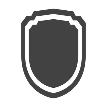 shield protection insignia security template vector illustration eps 10