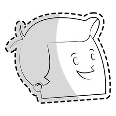 man face cartoon icon over white background. vector illustration