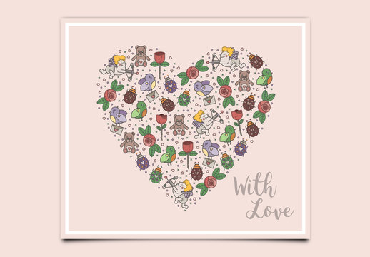 Valentine's Day Card Kit