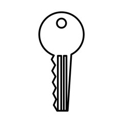 key security isolated icon vector illustration design