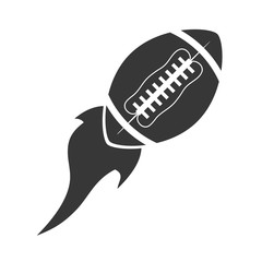 flying ball american football icon vector illustration eps 10