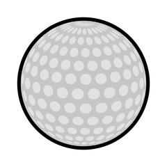 ball golf sport play icon vector illustration eps 10