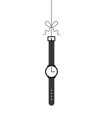 masculine hand watch icon vector illustration design
