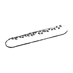 bread stick over white background. bakery products design. vector illustration