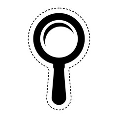 search magnifying glass isolated icon vector illustration design