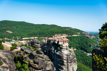Obraz premium Meteora Monastery from Greece