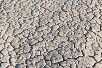 Dried mud at Petrified Forest National Park, Blue Mesa, AZ