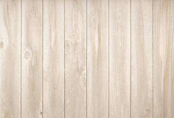 Light neutral flat wood plank background. Wall paneling or wooden floor.