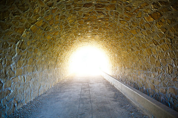 Light in a tunnel