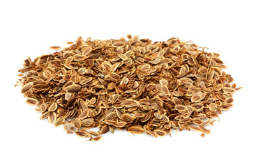 Dried fennel seeds.