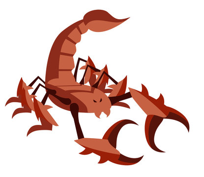 giant red scorpion