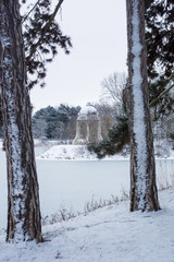 Adolf Mittag See Magdeburg im Winter