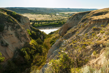 Wind Canyon Trail in Theodore Roosevelt Nat'l Park, ND