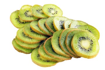 green kiwi fruits