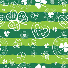 Green clover background
