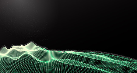 abstract vector landscape