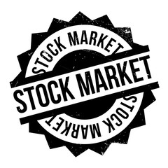 Stock Market rubber stamp. Grunge design with dust scratches. Effects can be easily removed for a clean, crisp look. Color is easily changed.