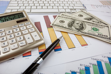 Business Objects in the office on the table