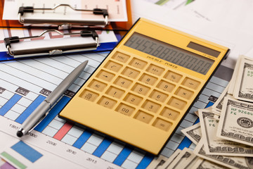 Business Objects in the office on the table