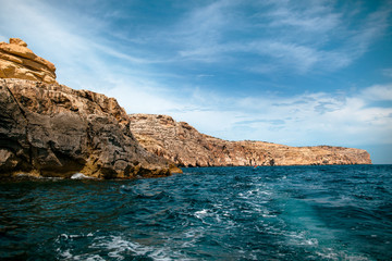 The Blue Grotto area