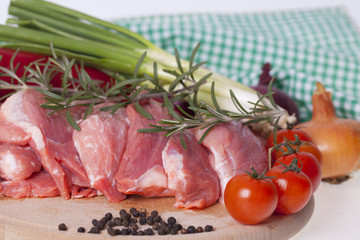 fresh pork meat