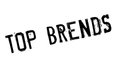 Top Brends rubber stamp. Grunge design with dust scratches. Effects can be easily removed for a clean, crisp look. Color is easily changed.