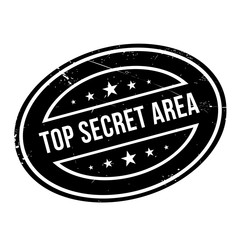 Top Secret Area rubber stamp. Grunge design with dust scratches. Effects can be easily removed for a clean, crisp look. Color is easily changed.