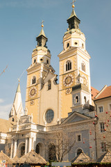 Fototapeta premium Cathedral of Santa Maria Assunta and San Cassiano in Bressanone.