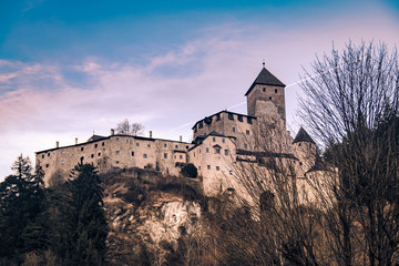 Obraz premium Castle Taufers in Campo Tures, Italy.