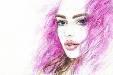 Naklejka premium Ilustracja moda